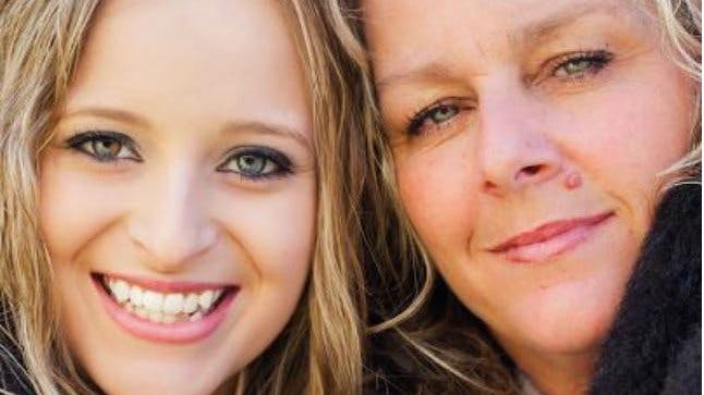 Callie Johnson who was switched at birth has spoken for the first